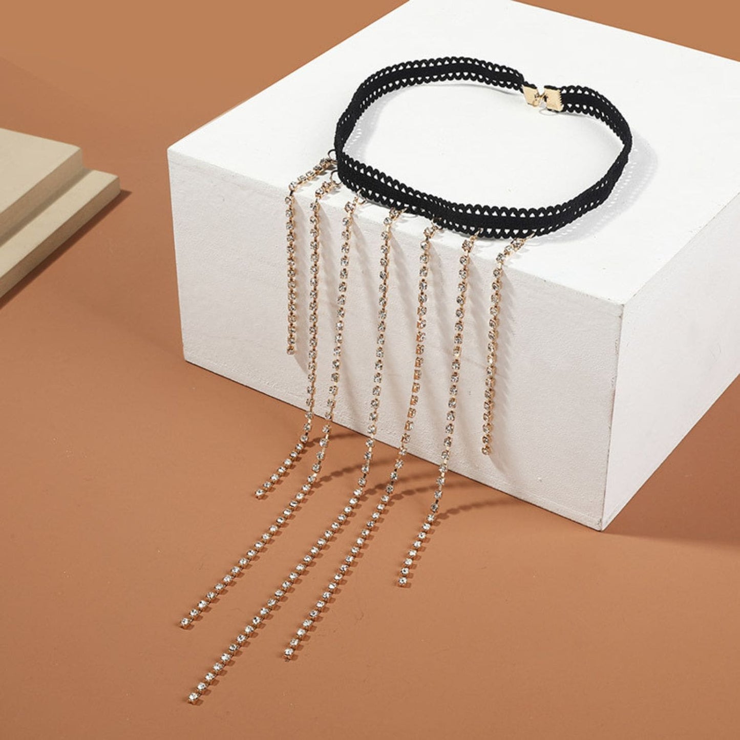 RHINESTONE MULTI LAYER THIGH CHAIN