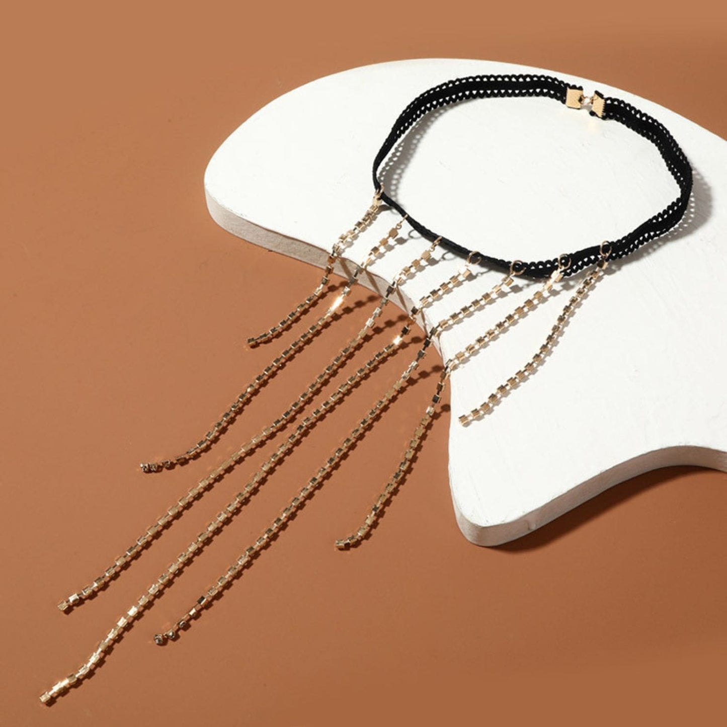RHINESTONE MULTI LAYER THIGH CHAIN