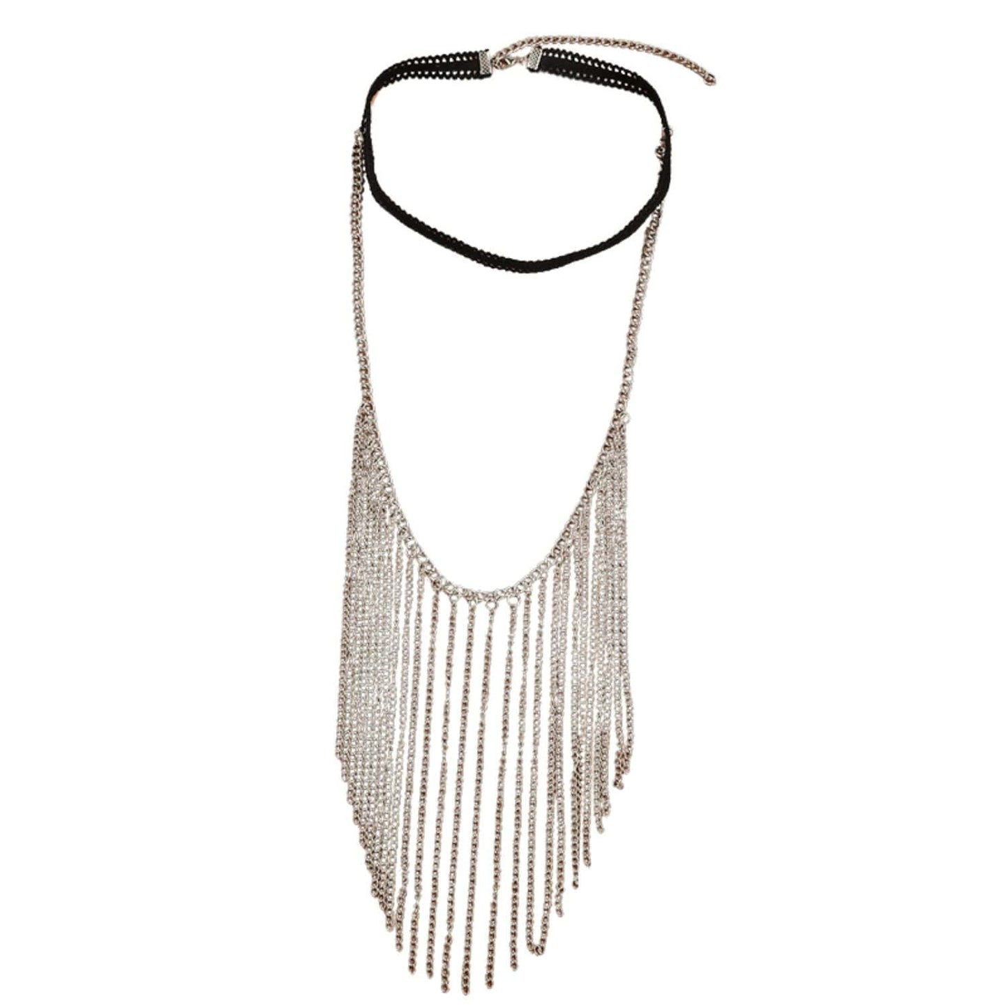 SILVER LONG MULTI CHAIN THIGH CHAIN