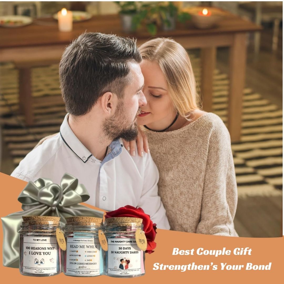 Color coded emotions love jar