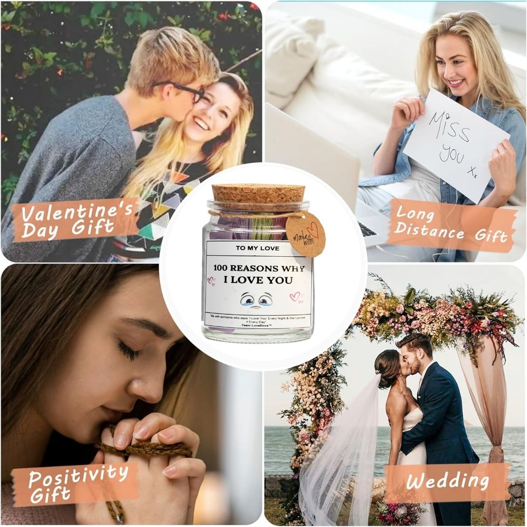 Color coded emotions love jar
