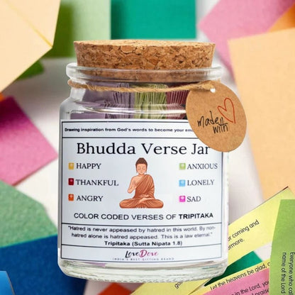 Buddha Emotions Color Coded Verse Jar - The best buddhist gift