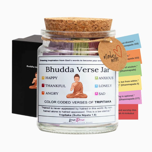 Buddha Emotions Color Coded Verse Jar - The best buddhist gift